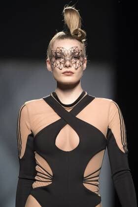 Hana bei der Maya Hansen Fashion Show auf der Mercedes-Benz Fashion Week Madrid Autumn Winter 2017. Madrid, 17.02.2017 Hana  Foto:xDyDxFotografosx xFuturexImage