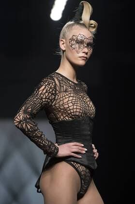 Lotta Korkala bei der Maya Hansen Fashion Show auf der Mercedes-Benz Fashion Week Madrid Autumn Winter 2017. Madrid, 17.02.2017 Lotta Korkala  Foto:xDyDxFotografosx xFuturexImage