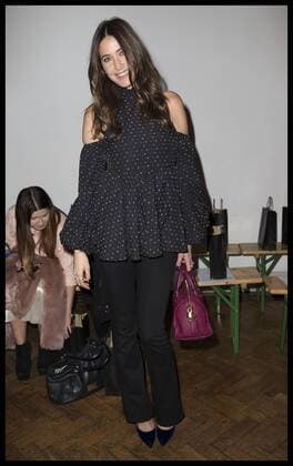 . 17 02 2017. London, United Kingdom. Lisa Snowdon at the PPQ show at London Fashion Week for Autumn Winter 2017  xStephenxLockx xi-Imagesx IIM-14421-0001