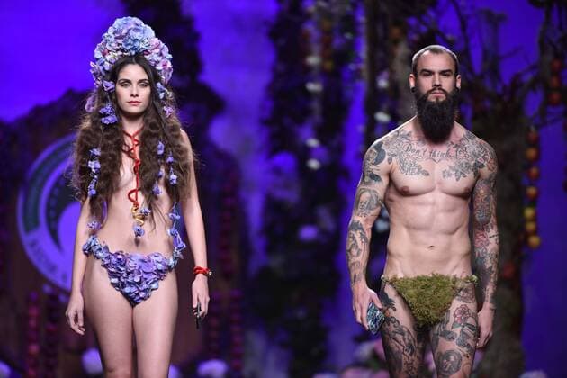 Francis Montesinos fashion show of Mercedes Benz Fashion Week Madrid 2017.  DiegoxPuerta