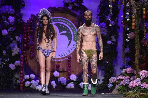 Francis Montesinos fashion show of Mercedes Benz Fashion Week Madrid 2017.  DiegoxPuerta