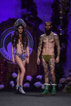 Francis Montesinos fashion show of Mercedes Benz Fashion Week Madrid 2017.  DiegoxPuerta