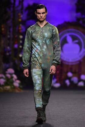 Francis Montesinos fashion show of Mercedes Benz Fashion Week Madrid 2017.  DiegoxPuerta