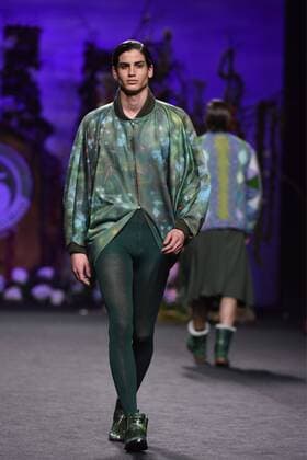 Francis Montesinos fashion show of Mercedes Benz Fashion Week Madrid 2017.  DiegoxPuerta