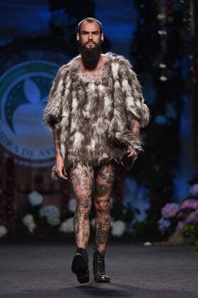 Francis Montesinos fashion show of Mercedes Benz Fashion Week Madrid 2017.  DiegoxPuerta
