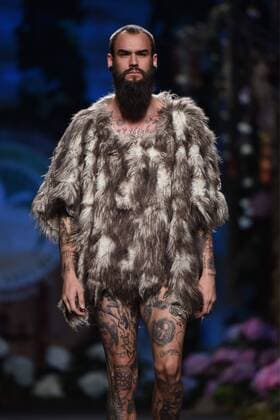 Francis Montesinos fashion show of Mercedes Benz Fashion Week Madrid 2017.  DiegoxPuerta