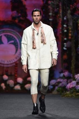 Francis Montesinos fashion show of Mercedes Benz Fashion Week Madrid 2017.  DiegoxPuerta