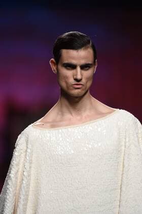 Francis Montesinos fashion show of Mercedes Benz Fashion Week Madrid 2017.  DiegoxPuerta