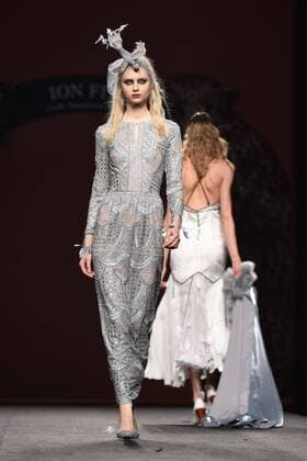 Ion Fiz fashion show at Mercedes Benz Fashion Week Madrid 2017.  DiegoxPuerta