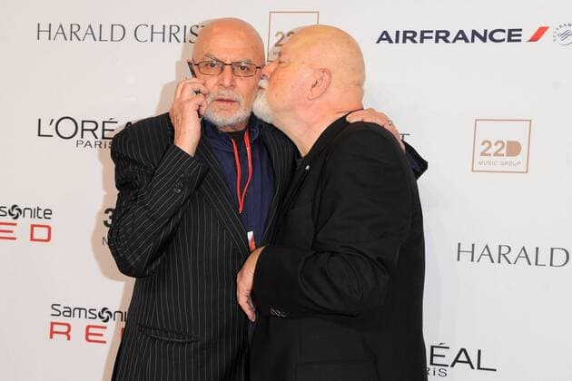 Klaus Mabel, Gerhard Hoffmann Ankunft, roter Teppich zur 31. Preisverleihung des TEDDY AWARD im Haus der Berliner Festspiele am 17.02.2017