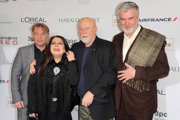 Andre Eisermann, Marianne Rosenberg, Gerhard Hoffmann, Wieland Speck Ankunft, roter Teppich zur 31. Preisverleihung des TEDDY AWARD im Haus der Berliner Festspiele am 17.02.2017
