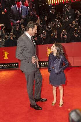 Bilder des Tages Schauspieler Hugh Jackman und Dafne Keen auf der Berlinale für den Film Logan am 17.02.2017 Schauspieler Hugh Jackman und Dafne Keen auf der Berlinale für den Film Logan am 17.02.2017