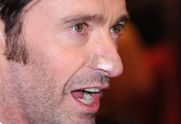 Australian actor Hugh Jackman attends the premiere for Logan at the Grand Hyatt Hotel in Berlin on February 17, 2017.  LON20170217429 PAULxTREADWAY