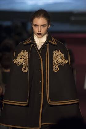 London: Joshua Kane Fashion Show British fashion designer Joshua Kane presents his new Collection AW17, in a fashion show at London Palladium. The show was named Journey and it saw the presence of a string quartet and two professional dancers.  AlbertoxPezzali