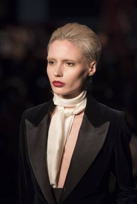 London: Joshua Kane Fashion Show British fashion designer Joshua Kane presents his new Collection AW17, in a fashion show at London Palladium. The show was named Journey and it saw the presence of a string quartet and two professional dancers.  AlbertoxPezzali