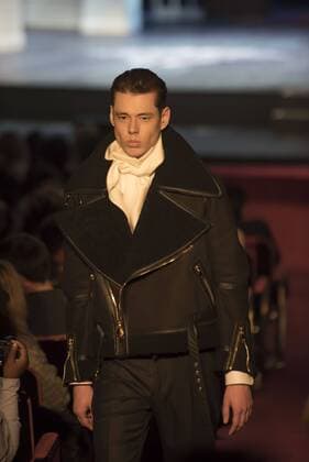 London: Joshua Kane Fashion Show British fashion designer Joshua Kane presents his new Collection AW17, in a fashion show at London Palladium. The show was named Journey and it saw the presence of a string quartet and two professional dancers.  AlbertoxPezzali