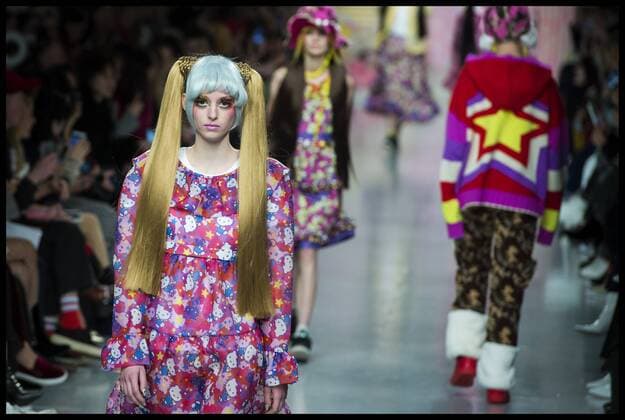. 18 02 2017. London, United Kingdom. Models walk the catwalk for the Ryan Lo show on the second day of London Fashion Week 2017 at 180 The Strand, London, UK,  xBenxStevensx xi-Imagesx IIM-14426-0018