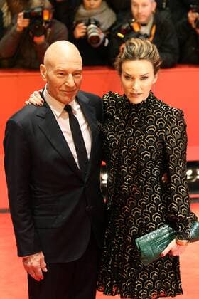 67. Berlinale - Logan Premiere - Berlinale Palast - Patrick Stewart und Frau Sunny Ozell 67. Berlinale