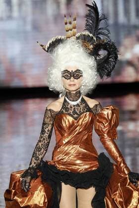 Spanish actress Victoria Abril takes to the catwalk wearing jewels by Spanish firm Messika during the presentation of the Fall Winter 2017 collection by Spanish designer Andres Sarda on the second day of the Mercedes-Benz Fashion Week Madrid (MBFWM) held at the IFEMA Congress and Events center in Madrid, 18 February 2017. THE MBFWM runs from 16 to 21 February. MADRID FASHION WEEK !ACHTUNG: NUR REDAKTIONELLE NUTZUNG!  Copyright: xZipix GRA104 20170218-636230253156462606