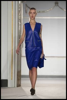 . 18 02 2017. London, United Kingdom. Models walk the catwalk for the Ryan Lo show on the second day of London Fashion Week 2017 at 180 The Strand, London, UK,  xBenxStevensx xi-Imagesx IIM-14426-0032