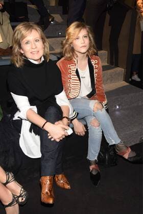 Maria Rey at the front row of the Roberto Torretta fashion show at Mercedes Benz Fashion Week Madrid 2017.  DiegoxPuerta