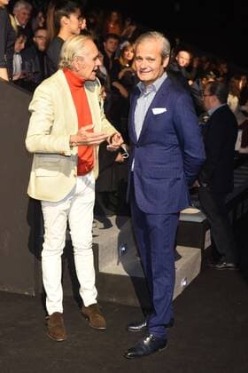 Javier Merino at the front row of the Roberto Torretta fashion show at Mercedes Benz Fashion Week Madrid 2017.  DiegoxPuerta