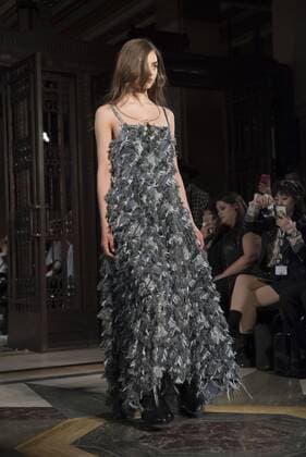 United Kingdom: LFW: CECI fashion show CECI s fashion show AW17 at London Fashion Scout, during the Fashion Week. Apparel and jewelry designer Cecilia Chang s namesake brand was founded in New York City 2014. The label is known for its loose-fitting and clean silhouette aesthetic.  AlbertoxPezzali
