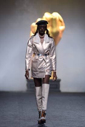 Ana Locking fashion show at Mercedes Benz Fashion Week Madrid 2017.  DiegoxPuerta