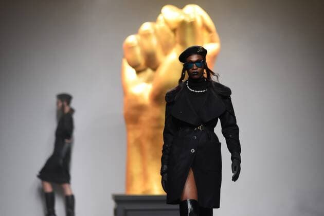 Ana Locking fashion show at Mercedes Benz Fashion Week Madrid 2017.  DiegoxPuerta