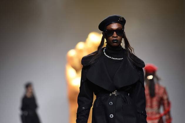 Ana Locking fashion show at Mercedes Benz Fashion Week Madrid 2017.  DiegoxPuerta