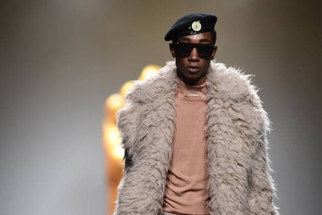 Ana Locking fashion show at Mercedes Benz Fashion Week Madrid 2017.  DiegoxPuerta
