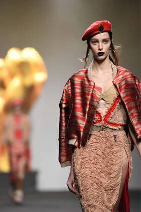 Ana Locking fashion show at Mercedes Benz Fashion Week Madrid 2017.  DiegoxPuerta