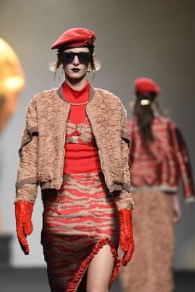 Ana Locking fashion show at Mercedes Benz Fashion Week Madrid 2017.  DiegoxPuerta