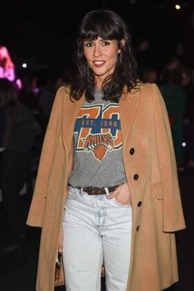 Alba Lago at the front row of Hannibal Laguna fashion show at Mercedes Benz Fashion Week Madrid 2017.  DiegoxPuerta