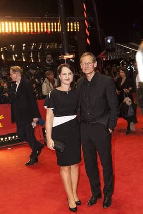 Regierender Bürgermeister Michael Müller und seine Ehefrau Claudia Müller auf der Berlinale 2017 Regierender Bürgermeister Michael Müller und seine Ehefrau Claudia Müller auf der Berlinale Preisverleihung am 18.02.2017