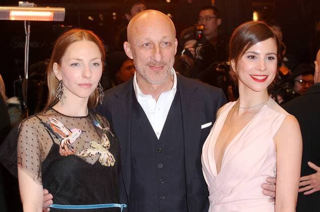 German actress Katharina Schuettler, German director Oliver Hirschbiegel and German actress Aylin Tezel attend the 67th Berlinale International Film Festival Berlin Closing Ceremony at the Grand Hyatt Hotel in Berlin, Germany. FEBRUARY 18th 2017  PTYx17282