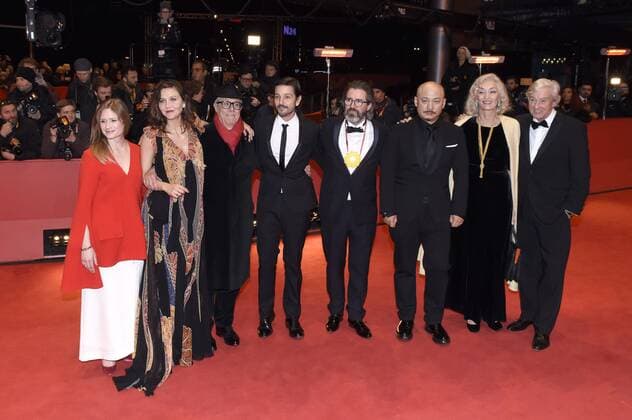Julia Jentsch, Maggie Gyllenhall, Dieter Kosslick, Diego Luna, Olafur Eliasson, Wang Quan an, Dora Bouchoucha Fourati and Paul Verhoeven attending the closing night at the 67th Berlin International Film Festival Berlinale 2017 at Berlinale Palast on February 18, 2017 in Berlin, Germany. Foto:xC.xNiehausx xFuturexImage