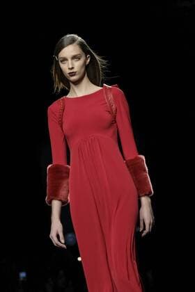 February 18, 2017 - Madrid, Spain - Models walk the runway at the Menchen Tomas show during the Mercedes-Benz Madrid Fashion Week Autumn Winter 2017 at Ifema on February 18, 2017 in Madrid, Spain. Madrid Spain  - ZUMAn230 20170218_zaa_n230_557 Copyright: xOscarxGonzalezx