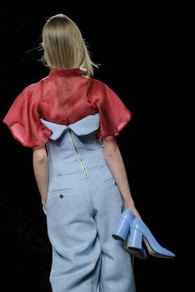 February 18, 2017 - Madrid, Spain - Models walk the runway at the Menchen Tomas show during the Mercedes-Benz Madrid Fashion Week Autumn Winter 2017 at Ifema on February 18, 2017 in Madrid, Spain. Madrid Spain  - ZUMAn230 20170218_zaa_n230_563 Copyright: xOscarxGonzalezx