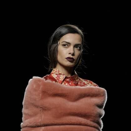 February 18, 2017 - Madrid, Spain - Models walk the runway at the Menchen Tomas show during the Mercedes-Benz Madrid Fashion Week Autumn Winter 2017 at Ifema on February 18, 2017 in Madrid, Spain. Madrid Spain  - ZUMAn230 20170218_zaa_n230_565 Copyright: xOscarxGonzalezx
