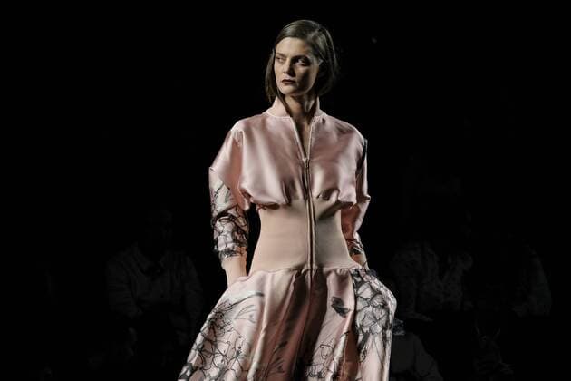 February 18, 2017 - Madrid, Spain - Models walk the runway at the Menchen Tomas show during the Mercedes-Benz Madrid Fashion Week Autumn Winter 2017 at Ifema on February 18, 2017 in Madrid, Spain. Madrid Spain  - ZUMAn230 20170218_zaa_n230_566 Copyright: xOscarxGonzalezx