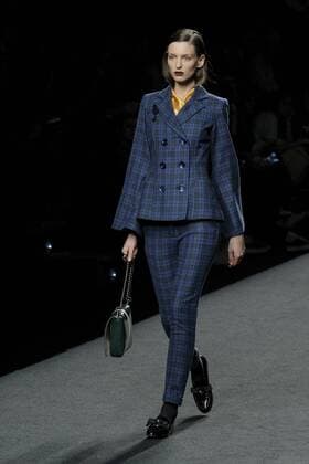 February 18, 2017 - Madrid, Spain - Models walk the runway at the Menchen Tomas show during the Mercedes-Benz Madrid Fashion Week Autumn Winter 2017 at Ifema on February 18, 2017 in Madrid, Spain. Madrid Spain  - ZUMAn230 20170218_zaa_n230_570 Copyright: xOscarxGonzalezx