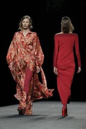 February 18, 2017 - Madrid, Spain - Models walk the runway at the Menchen Tomas show during the Mercedes-Benz Madrid Fashion Week Autumn Winter 2017 at Ifema on February 18, 2017 in Madrid, Spain. Madrid Spain  - ZUMAn230 20170218_zaa_n230_558 Copyright: xOscarxGonzalezx