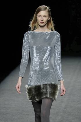 February 18, 2017 - Madrid, Spain - Models walk the runway at the Menchen Tomas show during the Mercedes-Benz Madrid Fashion Week Autumn Winter 2017 at Ifema on February 18, 2017 in Madrid, Spain. Madrid Spain  - ZUMAn230 20170218_zaa_n230_571 Copyright: xOscarxGonzalezx