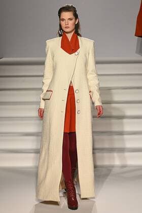 February 17, 2017 - London, England, United Kingdom - British designer Paul Costelloe presents his aw17 collection at London Fashion Week on Feb 17th 2017 at the Wardof Hilton hotel in Aldwych London. London United Kingdom  - ZUMAn230 20170217_zaa_n230_999 Copyright: xKarynxLouisex