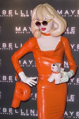 London, UK. 18 February 2017. Pandemonia attends the Maybelline Bring on the Night party during London Fashion Week at Scotch of St James in Mason s Yard. Maybelline Bring on the Night party during London Fashion Week, London, UK 