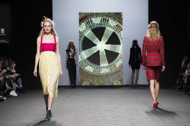 Models bei der Teresa Helbig Fashion Show auf der Mercedes-Benz Fashion Week Madrid Autumn Winter 2017. Madrid, 18.02.2017 Teresa Helbig Models  Foto:xDyDxFotografosx xFuturexImage