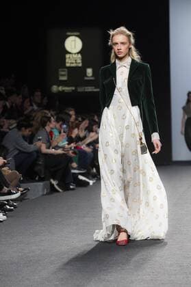 Model bei der Teresa Helbig Fashion Show auf der Mercedes-Benz Fashion Week Madrid Autumn Winter 2017. Madrid, 18.02.2017 Teresa Helbig Model  Foto:xDyDxFotografosx xFuturexImage