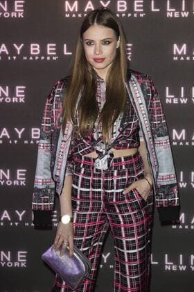 London, UK. 18 February 2017. Xenia Tchoumi attends the Maybelline Bring on the Night party during London Fashion Week at Scotch of St James in Mason s Yard. Maybelline Bring on the Night party during London Fashion Week, London, UK 