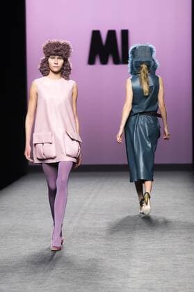 Models bei der Marcos Luengo Fashion Show auf der Mercedes-Benz Fashion Week Madrid Autumn Winter 2017. Madrid, 19.02.2017 Marcos Luengo Models  Foto:xDyDxFotografosx xFuturexImage